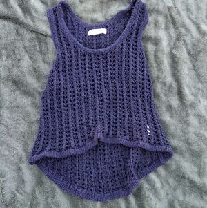 Aeropostale Charcoal Knit Top